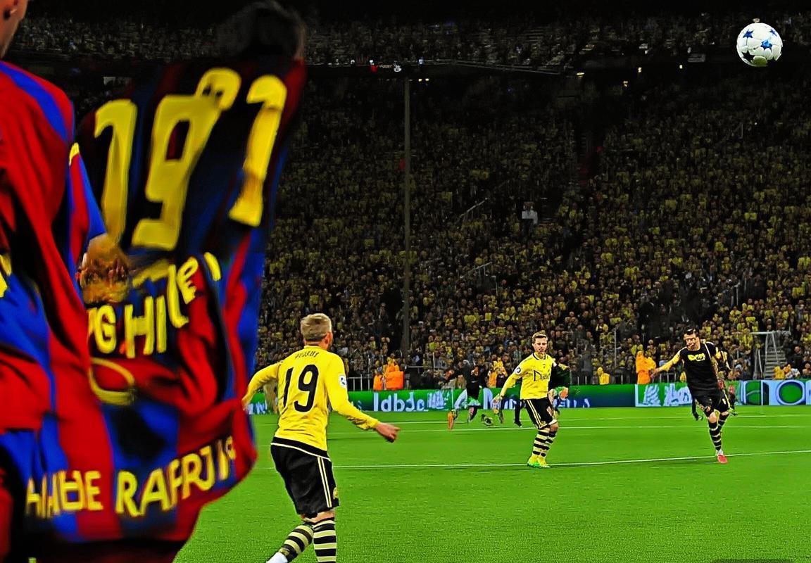 巴塞罗那VS多特蒙德:梅西哈兰德巅峰对决,历史经典回顾与战术解析